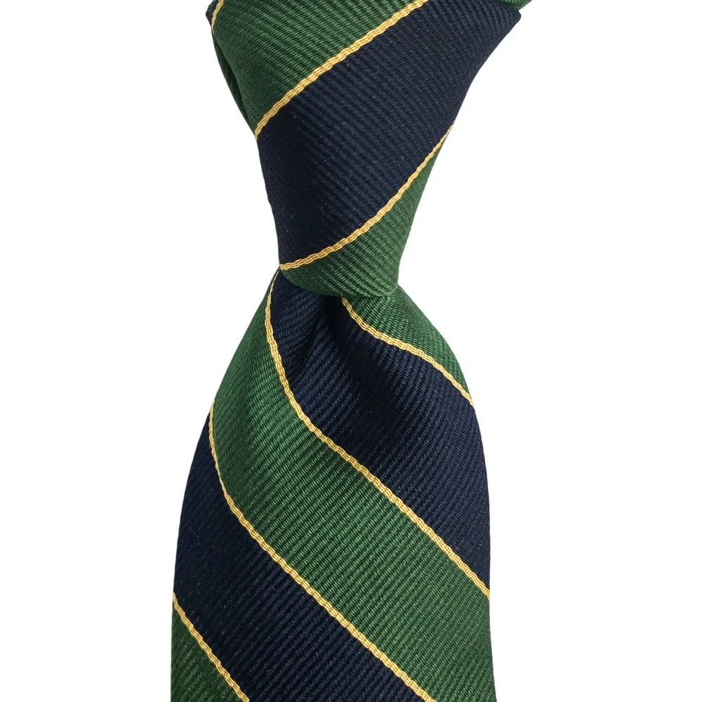 Jos. A. Bank Repp Stripe Silk Necktie Somerset Light Infantry Regimental USA VTG
